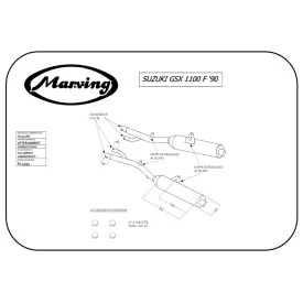 Marving S/2112/NC Suzuki Gsx 1100 F 90