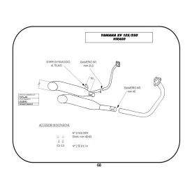 Marving Y/CP14/BC Yamaha Xv 125 Virago