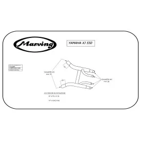 Marving Y/2115/BC Yamaha Xj 550