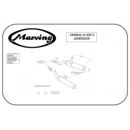 Marving Y/2131/BC Yamaha Xj 600 S Diversion