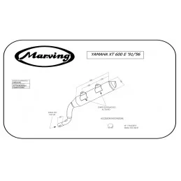 Marving EDR/27/NC Yamaha XT 600 E 91/96