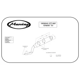 Marving Y/AAA/55/BC Yamaha Xtz 660 Tenere' 91