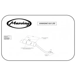 Marving EDR/24/NC Kawasaki Klr 250