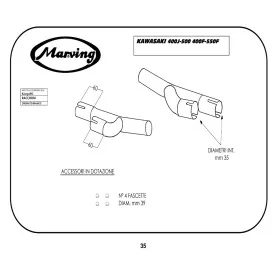 Marving K/2052/BC Kawasaki Z 550 F