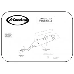 Marving EDR/16/NC Kawasaki Klr 570 