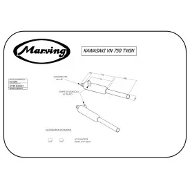 Marving K/2109/BC Kawasaki Vn 750 Twin