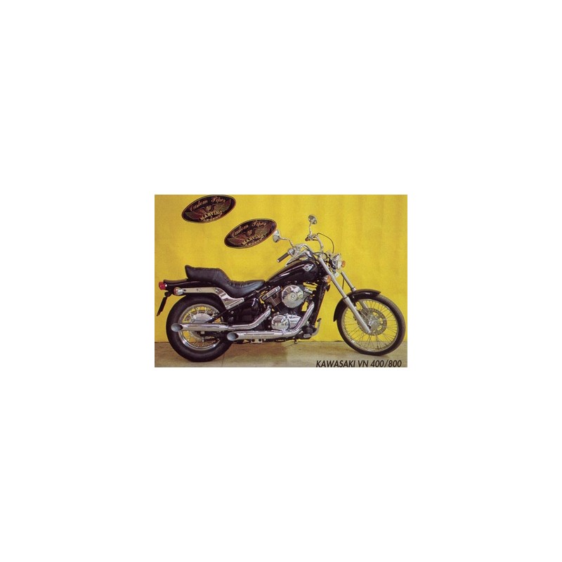 Marving Kawasaki Vn 800 Classic K/Cp25/Bc Full Sport Exhaust System - Legend - Cromo