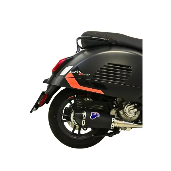Termignoni Slip-On-Kit Conical Schwarz Edelstahl Vespa GTS 310 2025 - 2026