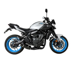 Termignoni Système Complet Acier Inoxydable Noir Carbone Yamaha MT-07 2021 - 2024