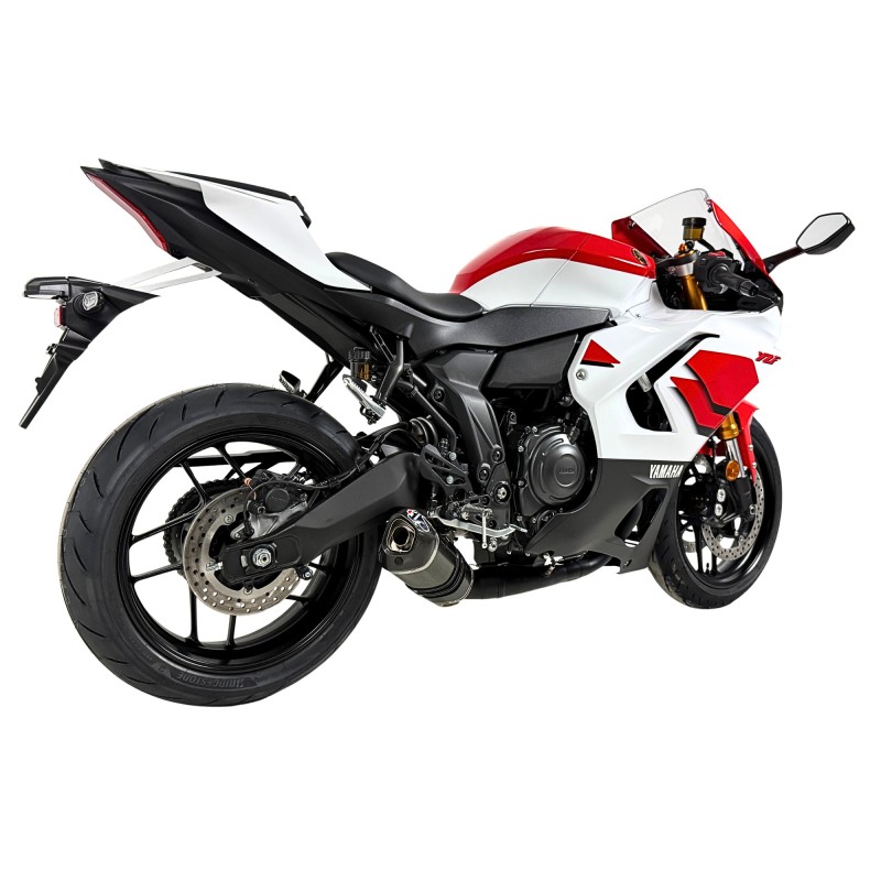 Termignoni Système Complet Acier Inoxydable Noir Carbone Yamaha R7 2021 - 2026