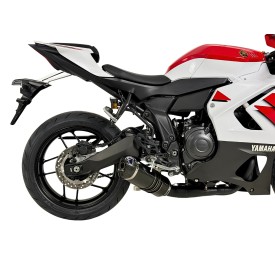 Termignoni Système Complet Acier Inoxydable Noir Carbone Yamaha R7 2021 - 2026