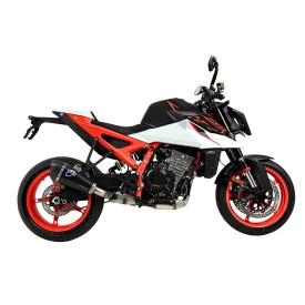Termignoni Slip-On-Schalldämpfer Schwarz Edelstahl Titan KTM 990 Duke 2024 - 2026