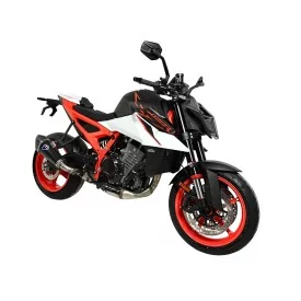 Termignoni Slip-On-Schalldämpfer Schwarz Edelstahl Titan KTM 990 Duke 2024 - 2026