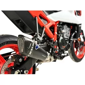 Termignoni Slip-On-Schalldämpfer Schwarz Edelstahl Titan KTM 990 Duke 2024 - 2026