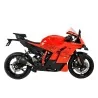 Termignoni Kit Slip-On Conical Acier Inoxydable Noir KTM RC 990 2025 - 2026