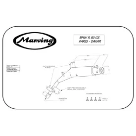 Marving EDR/21/V Bmw R 80 Gs Paris Dakar