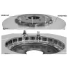 Dibujo técnico montaje anillo Girodisc D1-294