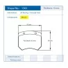 Pagid Racing 1363 RSL29 E1363R29 - Zeichnung Form 1363