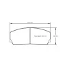 Pagid Racing 1270 RST5E E1270RST5E - dibujo forma 1270
