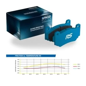Pagid Racing 1163 RS14 E1163R14 - RS friction vs temperature chart