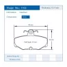 Pagid Racing 1163 RS42 E1163R42 - shape 1163 drawing