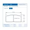Pagid Racing 1283 RS42 E1283R42 - Zeichnung Form 1283