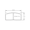 Pagid Racing 1283 RST5E E1283RST5E - Zeichnung Form 1283