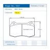 Pagid Racing 1427 RSL29 E1427R29 - Zeichnung Form 1427