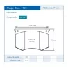 Pagid Racing 1195 RSH29E E1195RSH29E - Zeichnung Form 1195