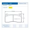 Pagid Racing 1287 RSL29 E1287R29 - Zeichnung Form 1287