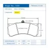 Pagid Racing 1539 RSL29 E1539R29 - Zeichnung Form 1539
