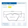 Pagid Racing 1295 RSL29 E1295R29 - shape 1295 drawing