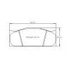Pagid Racing 2016 RST2E E2016RST2E - shape 2016 drawing