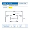 Pagid Racing 1619 RSL1 E1619RSL1 - shape 1619 drawing