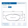 Pagid Racing 1620 RS42 E1620R42 - Zeichnung Form 1620