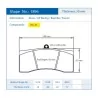 Pagid Racing 1896 RSL29 E1896R29 - disegno sagoma 1896