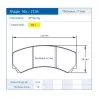 Pagid Racing 2126 RSL1 E2126RSL1 - shape 2126 drawing