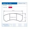 Pagid Racing 2126 RST3 E2126RST3 - Zeichnung Form 2126