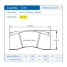 Pagid Racing 1674 RSL29 E1674R29 - Zeichnung Form 1674
