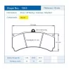 Pagid Racing 1903 RSL29 E1903R29 - dibujo forma 1903
