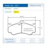 Pagid Racing 2707 RSL29 E2707R29 - Zeichnung Form 2707