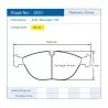 Pagid Racing 2830 RSL29 E2830R29 - Zeichnung Form 2830