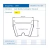 Pagid Racing 2931 RSL1 E2931RSL1 - disegno sagoma 2931