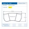 Pagid Racing 2560 RSL1 E2560RSL1 - disegno sagoma 2560