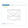 Pagid Racing 4011 RSL29 E4011R29 - Zeichnung Form 4011