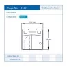 Pagid Racing 4122 RSH29E E4122RSH29E - dessin forme 4122
