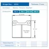 Pagid Racing 4304 RS14 E4304R14 - shape 4304 drawing