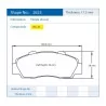 Pagid Racing 2623 RSL29 E2623R29 - dessin forme 2623
