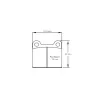 Pagid Racing 4304 RSL29 E4304R29 - shape 4304 drawing