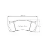 Pagid Racing 2488 RSL2E E2488RSL2E - dibujo forma 2488